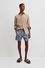 Recycled Polyester Paisley Print Swim Short