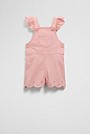 Organically Grown Denim Broderie Overall