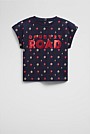 Organically Grown Cotton Sequin Logo T-Shirt