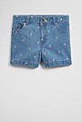 Hi Rise Denim Short