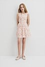 Sunset Print Mini Dress