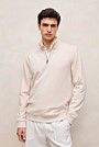 Terry 1/4 Zip Monogram Sweat