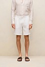 Linen Patch Pocket Drawcord Short