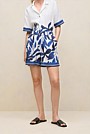 Marea Border Stripe Linen Short