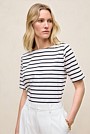 Stripe Boatneck T-shirt