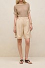 Pleat Front Longline Short