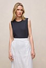 Linen Cotton Crew Tank