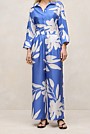 Marea Silk Twill Relaxed Pant