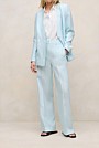 Linen Tailored Wide Leg Pant