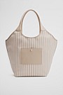 Lottie Canvas Hobo Shopper Bag
