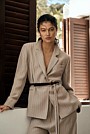 Stripe Relaxed Blazer