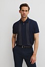 Embroidered Pique Button Polo
