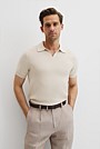 Australian Cotton Textured Knit Polo