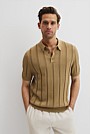 Australian Cotton Stripe Knit Polo