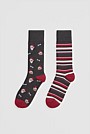 Australian Cotton Blend Christmas Sock Pack of 2