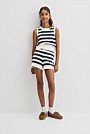 Teen Stripe Knit Short