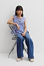 Teen Animal Peplum Top