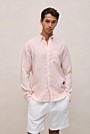 Regular Fit Linen Glen Check Shirt