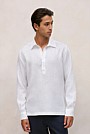 Linen Half Placket Shirt