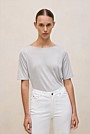 Metallic Rib T-shirt
