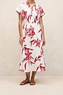 Wild Iris Linen Bias Skirt