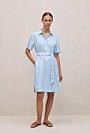 Linen Belted Shift Dress