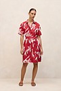 Wild Iris Linen Belted Shift Dress