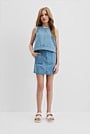 Teen Denim Shell Top