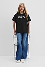 Teen Cotton Blend Longline Logo T-Shirt