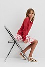 Cherry Tiered Skirt