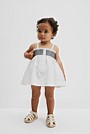 Shirred Romper Dress