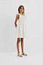 Smock Front Apron Dress