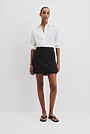 Frayed Mini Skirt