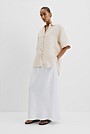 Organically Grown Linen Oversized Linen Shirt
