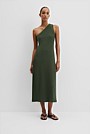One Shoulder Rib Dress