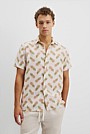 Regular Tencel Linen Print Shirt