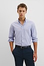 Long Sleeve Cotton Stretch Strap Shirt