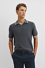 Australian Cotton V-Neck Knit Polo