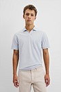 Australian Cotton Textured Stripe Trophy Polo