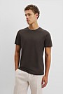Tipped Mercerise Pique T-Shirt