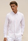 Regular Fit Yarn Dyed Stripe Oxford Shirt