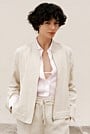 Linen Bomber Jacket