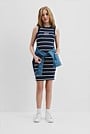 Teen Stripe Rib Tank Dress