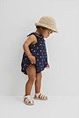 Spot Collared Romper