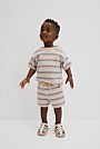 Stripe Knit Short