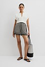 Print Cupro Short