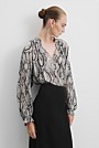 Snake Print Blouse