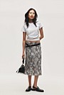 Print Midi Skirt