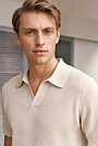 Cotton Texture Stitch Polo