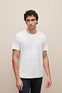 Cotton Jacquard Stripe T-shirt